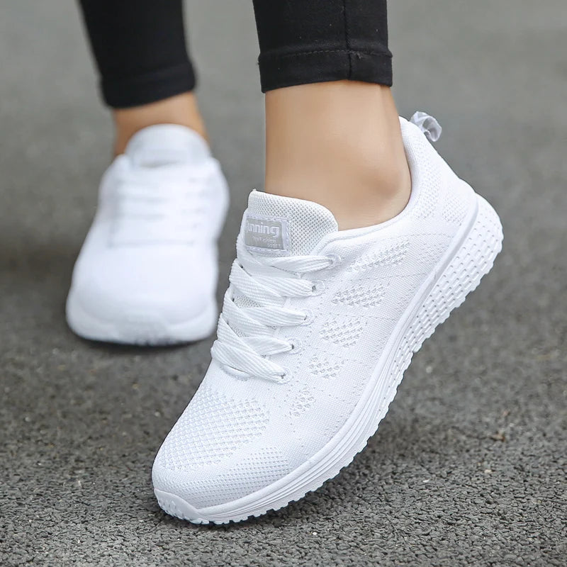 Fashion Women Sneakers Soft Women Vulcanize Sneakers Shoes Mesh Summer Sneakers Women Shoes Sneakers Sapatos Babae Tenis Feminino 