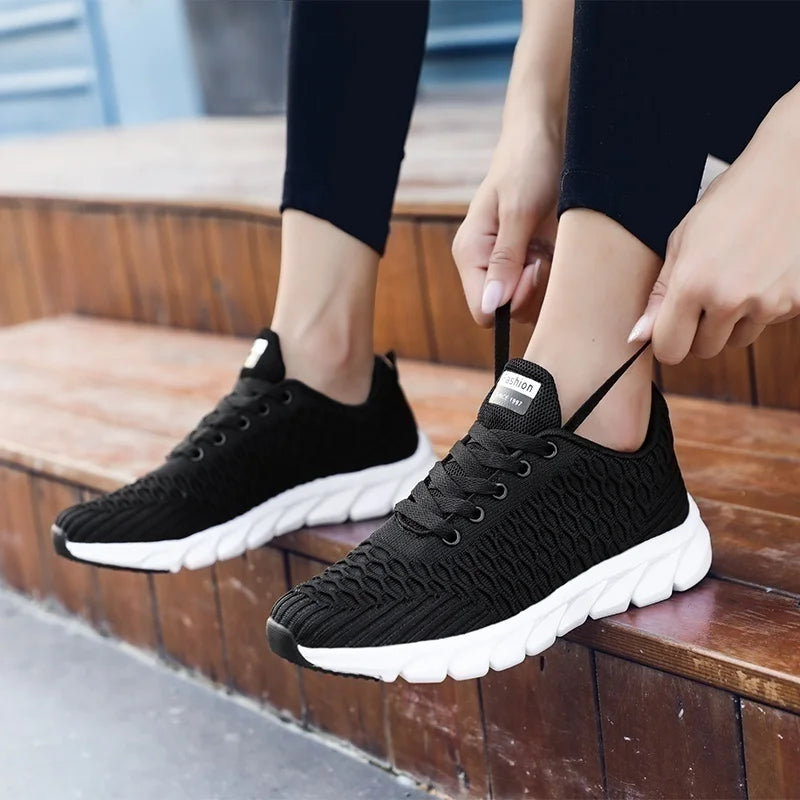 Fashion Women Sneakers Soft Women Vulcanize Sneakers Shoes Mesh Summer Sneakers Women Shoes Sneakers Sapatos Babae Tenis Feminino 