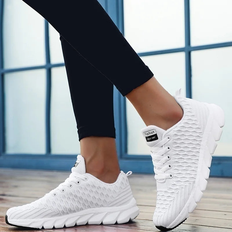 Fashion Women Sneakers Soft Women Vulcanize Sneakers Shoes Mesh Summer Sneakers Women Shoes Sneakers Sapatos Babae Tenis Feminino 