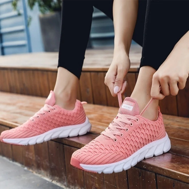 Fashion Women Sneakers Soft Women Vulcanize Sneakers Shoes Mesh Summer Sneakers Women Shoes Sneakers Sapatos Babae Tenis Feminino 