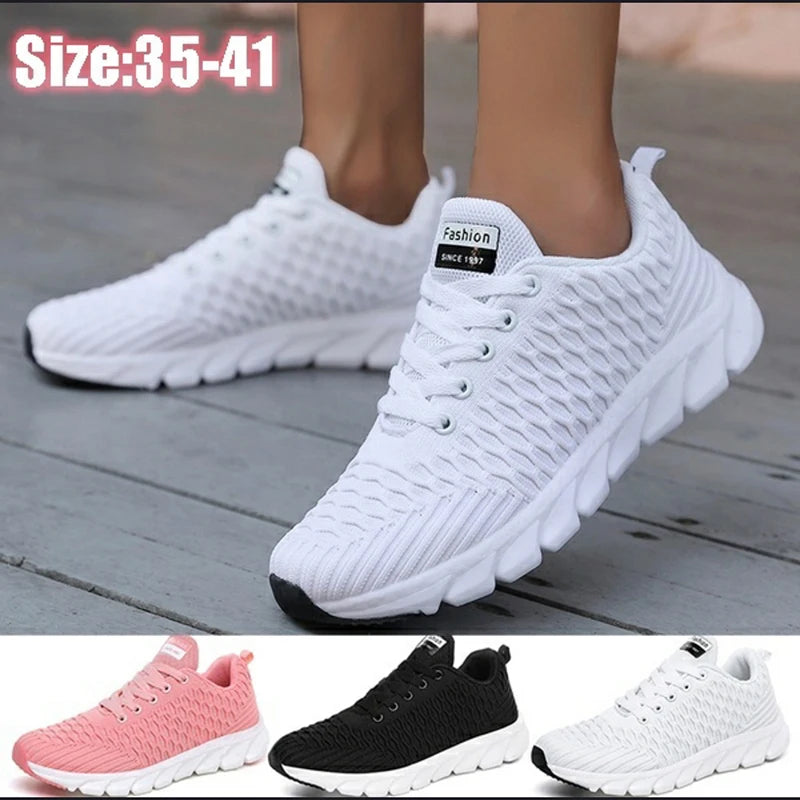 Fashion Women Sneakers Soft Women Vulcanize Sneakers Shoes Mesh Summer Sneakers Women Shoes Sneakers Sapatos Babae Tenis Feminino 