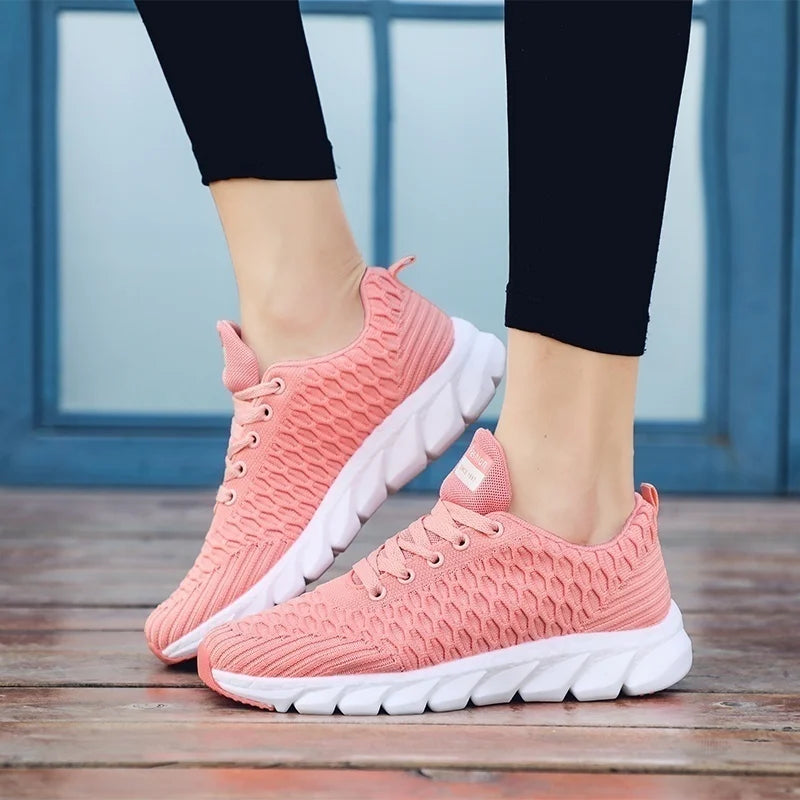 Fashion Women Sneakers Soft Women Vulcanize Sneakers Shoes Mesh Summer Sneakers Women Shoes Sneakers Sapatos Babae Tenis Feminino 