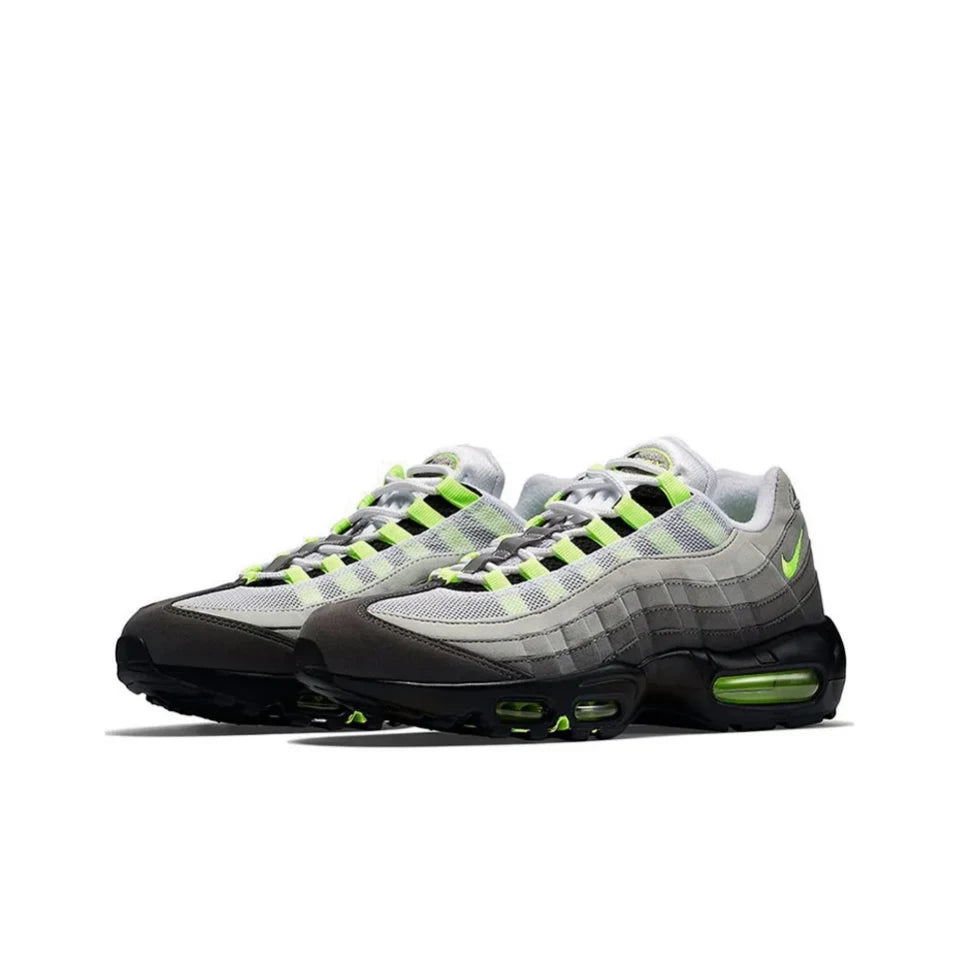 Nike Air Max 95 Running Shoes for Men and Women Unisex Green Gray