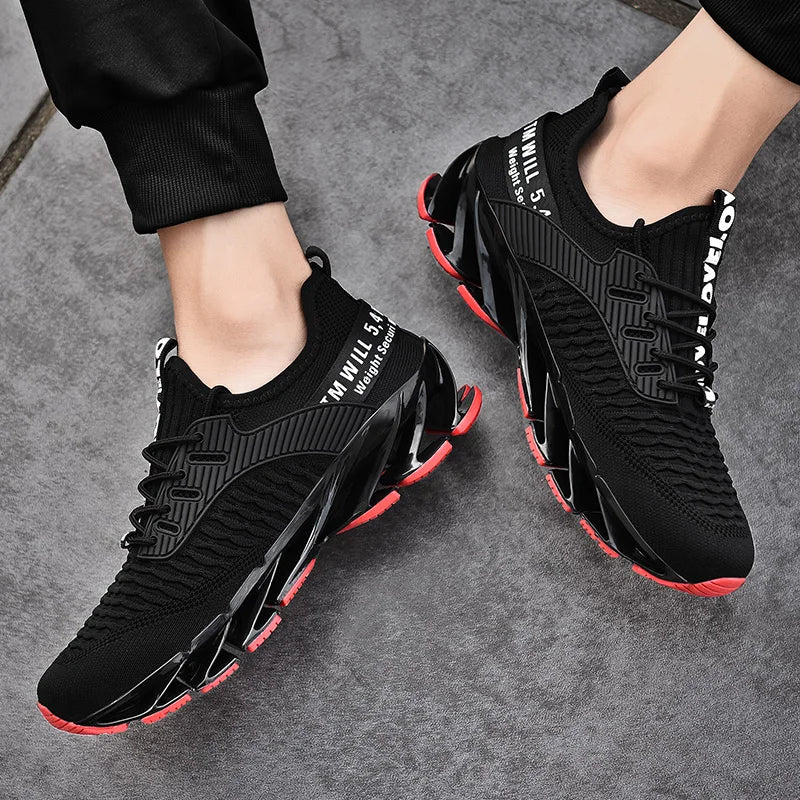 Bagong Hot Sale Magaan na Panlalaking Running Shoes Kumportable Breathable Mesh Sneakers Fashion Men's Casual Shoes 