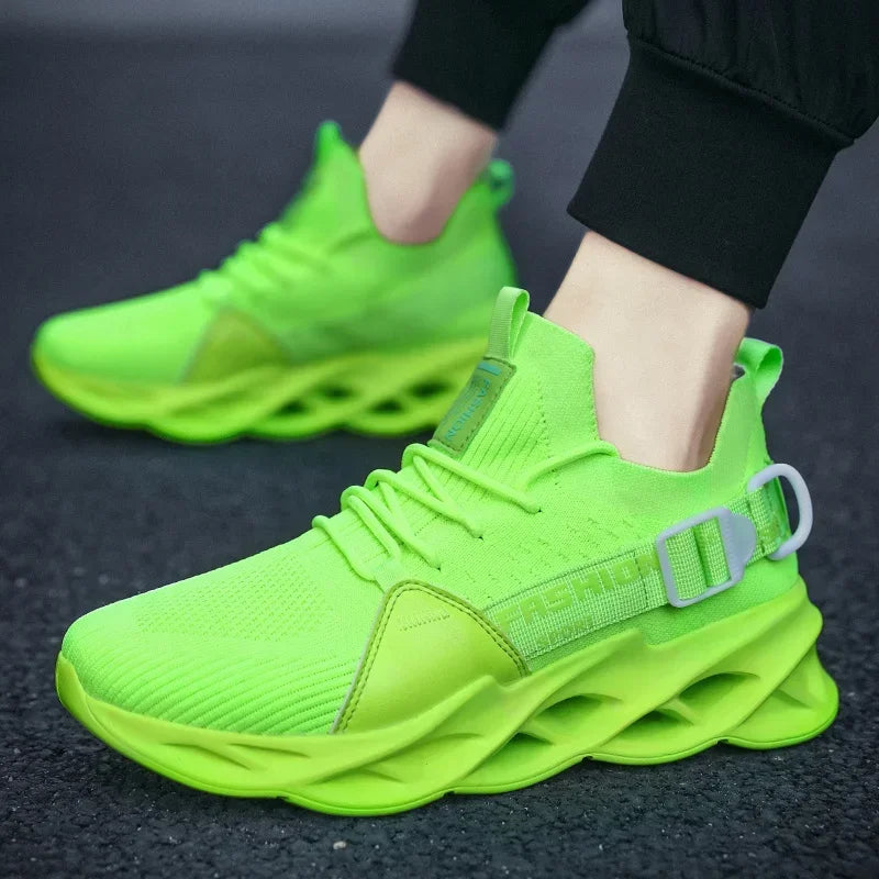 Mga Panlalaking Sapatos na Breathable Fashion Mesh Running Shoes Man High Quality Unisex Light Tennis Baskets Athletic 2023 Sneakers para sa Mga Lalaki 