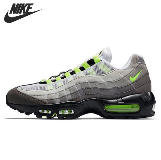 Nike Air Max 95 Running Shoes for Men and Women Unisex Green Gray