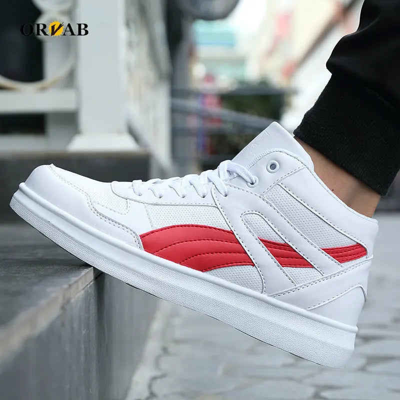 Men Sneakers Casual Brand Men Casual Shoes City Leisure High Tops Shoes Kabataan Lalaki High Top Sneakers Mujer Basket Femme Babae 