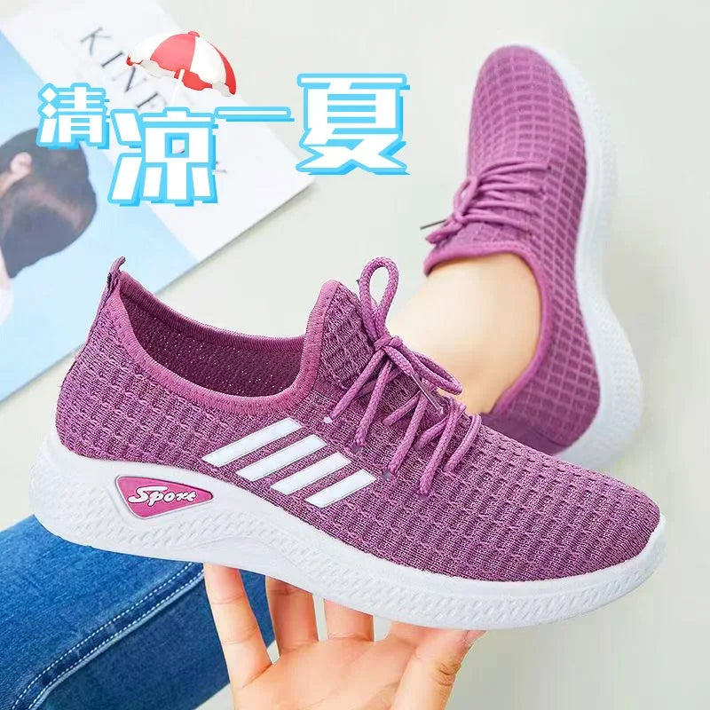 Spot adult mesh sneakers pambabae lightweight running shoes sneakers pambabae casual fashion lightweight running shoes 