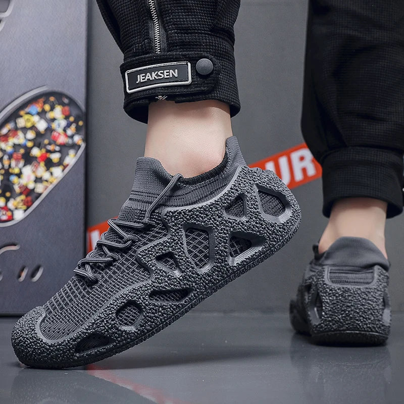 Summer Mens sneakers Casual Sports Shoes Comfortable Mesh Breathable Men Sneakers Fashion Outdoor Shoes Para sa Men sneakers 