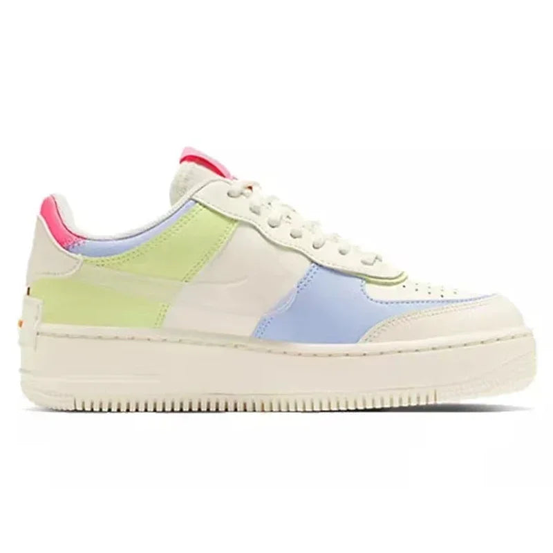 Nike Air Force 1 Low Classic AF1 SHADOW Skateboarding Shoes for Women Macarons