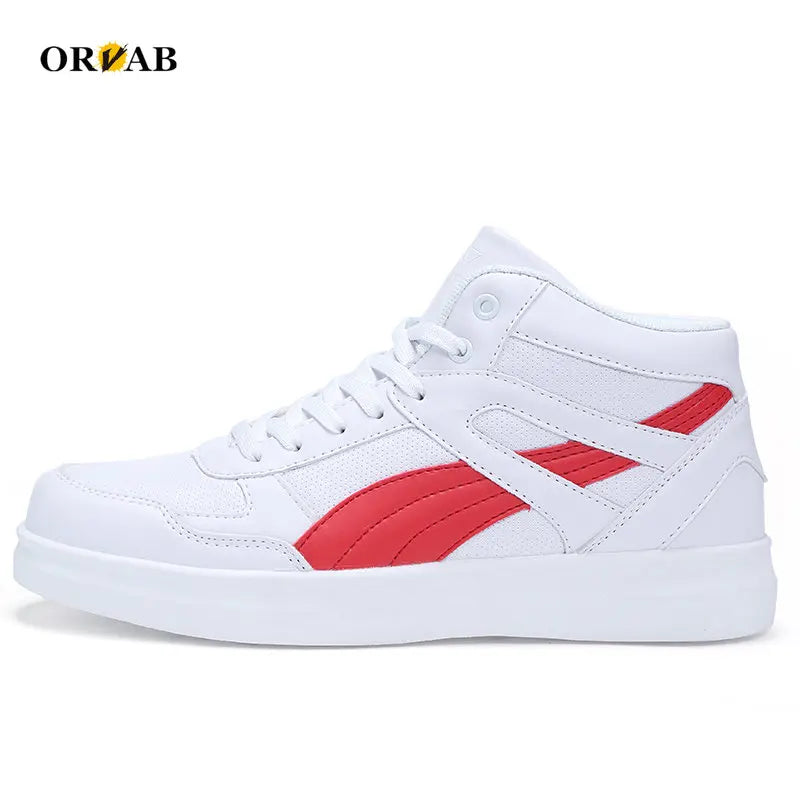 Men Sneakers Casual Brand Men Casual Shoes City Leisure High Tops Shoes Kabataan Lalaki High Top Sneakers Mujer Basket Femme Babae 