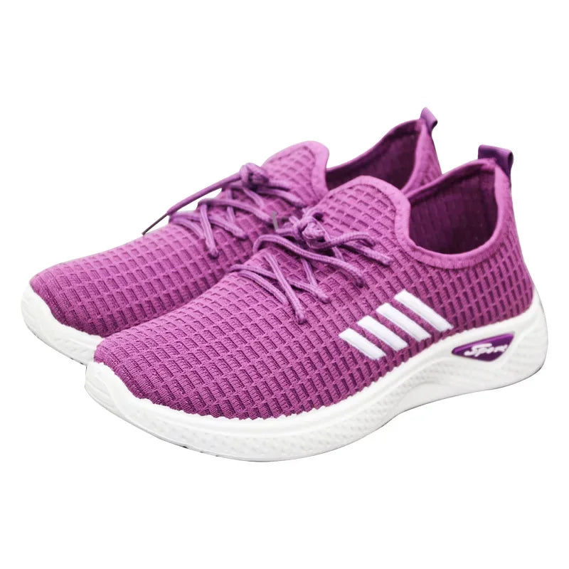 Spot adult mesh sneakers pambabae lightweight running shoes sneakers pambabae casual fashion lightweight running shoes 