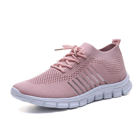 Women Mesh Breathable Shoes Slip on Flat Shoes Woman Tenis Ladies Casual Shoes  Walking Footwear Sneakers Womens Vulcanize Shoes