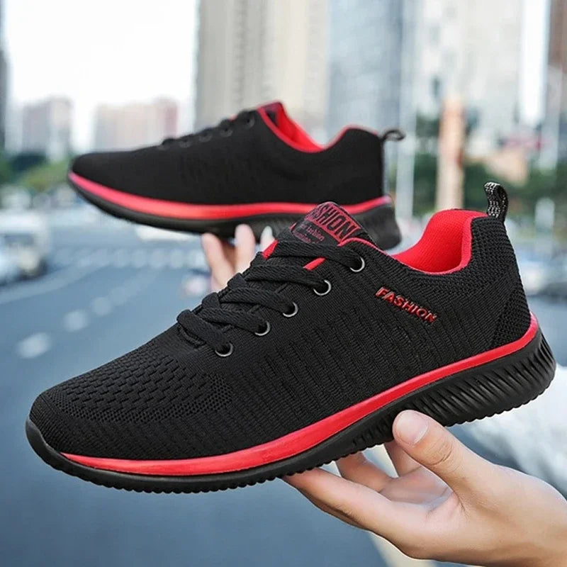 Panlalaking Sport Shoes Breathable Lightweight Running Sneakers Walking Casual Breathable Shoes Non-slip Kumportableng Panlalaking Sapatos Fashion 