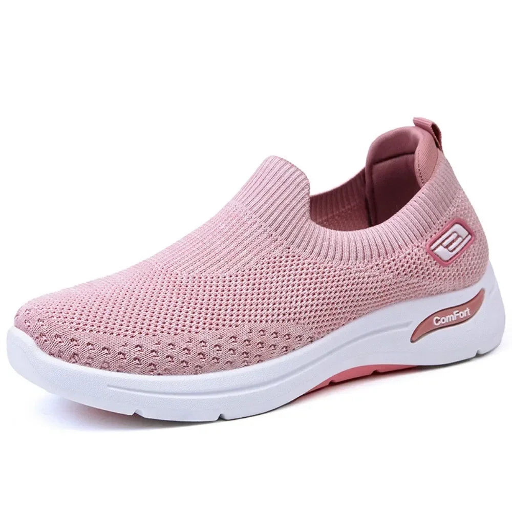 2024 New Casual Women's Shoes Shoes Soft Sole Mom Shoes Socks Shoes Fashion Women Sneakers Platform Shoes