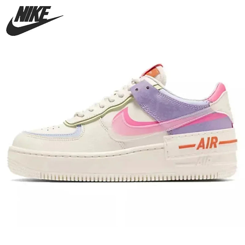 Nike Air Force 1 Low Classic AF1 SHADOW Skateboarding Shoes for Women Macarons