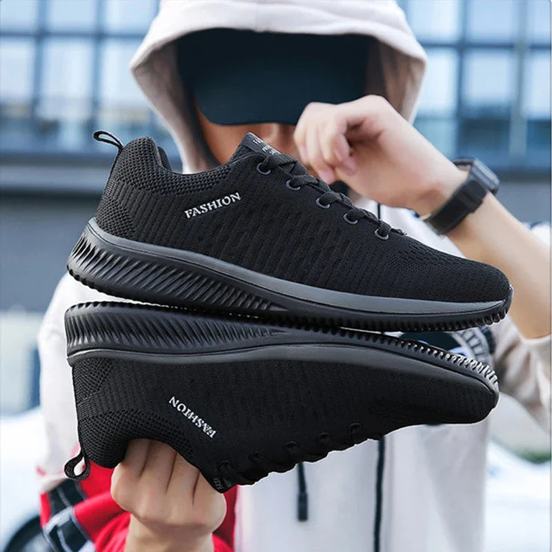 Fashion Men Sneakers Mesh Casual Shoes Lac-up Panlalaking Sapatos Magaang Vulcanize Shoe Walking Sneakers Man Running Gym Shoes 