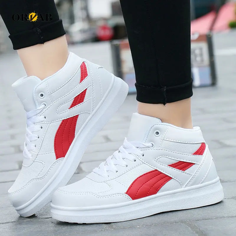 Men Sneakers Casual Brand Men Casual Shoes City Leisure High Tops Shoes Kabataan Lalaki High Top Sneakers Mujer Basket Femme Babae 